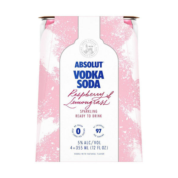 Absolut Vodka Soda Raspberry& Lemongrass