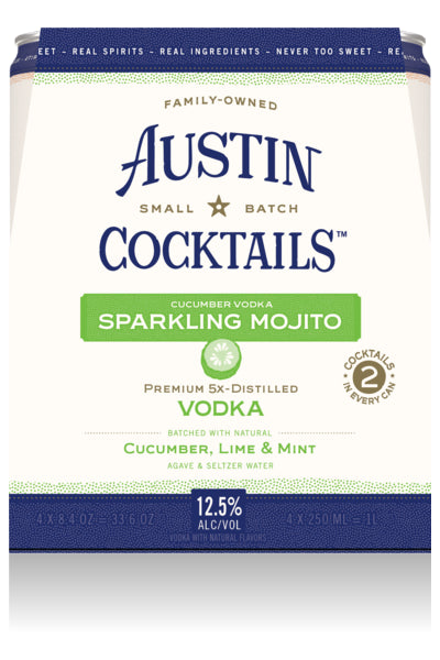 Austin Sparkling Mojito Vodka