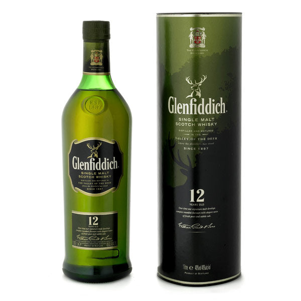 Glenfiddich Scotch Whisky 12 Year Whiskey