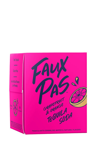 Faux Pas Grapefruit & Orange Tequila Soda